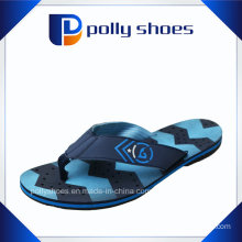 Blue and Black Thong Flip Flop Sandals Size 7 Medium